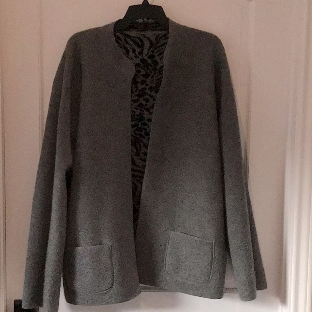 Reversible wool blazer/jacket - Picture 3 of 7